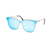 12 Pack: Chic Oversized Flat Metal Cateye Wholesale Sunglasses