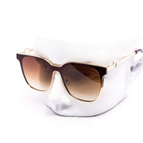 12 Pack: Chic Oversized Flat Metal Cateye Wholesale Sunglasses
