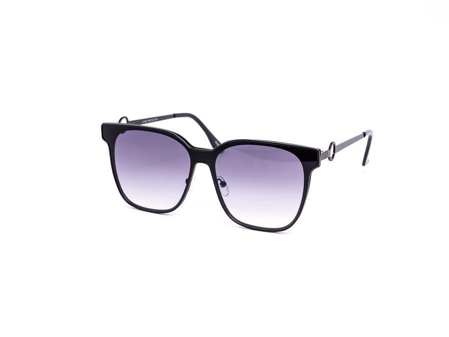 12 Pack: Chic Oversized Flat Metal Cateye Wholesale Sunglasses