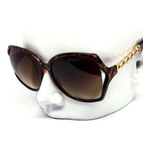 12 Pack: Chic Oversized Chainlink Wholesale Sunglasses