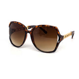 12 Pack: Chic Oversized Chainlink Wholesale Sunglasses