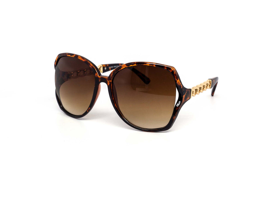 12 Pack: Chic Oversized Chainlink Wholesale Sunglasses