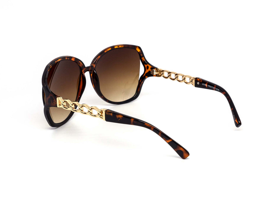 12 Pack: Chic Oversized Chainlink Wholesale Sunglasses