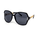 12 Pack: Chic Oversized Chainlink Wholesale Sunglasses