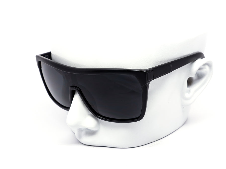 12 Pack: Classy Oversized Shield Aviator Wholesale Sunglasses