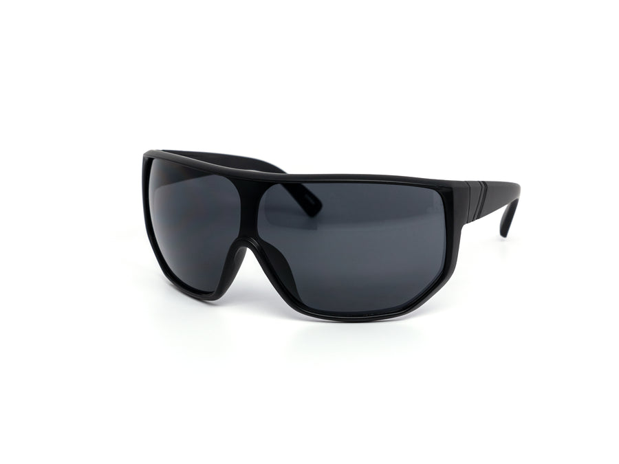 12 Pack: Oversized Shield Wrapper Flat-top Wholesale Sunglasses