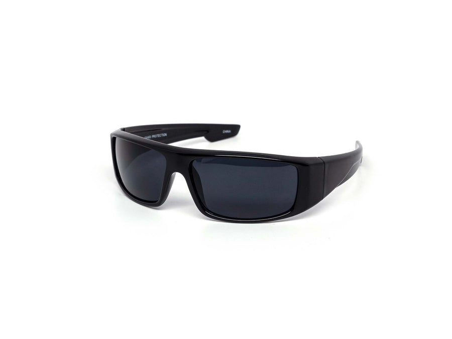 12 Pack: Sleek Classy Flatline Wraparound Wholesale Sunglasses