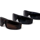 12 Pack: Sleek Classy Flatline Wraparound Wholesale Sunglasses