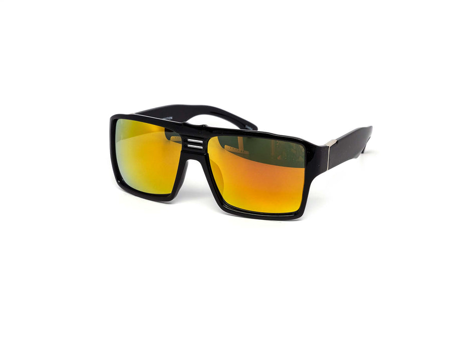 12 Pack: Retro Renegade Square Mirror Wholesale Sunglasses