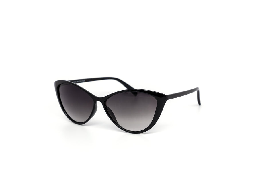 12 Pack: Modern Slim Cateye Gradient Wholesale Sunglasses