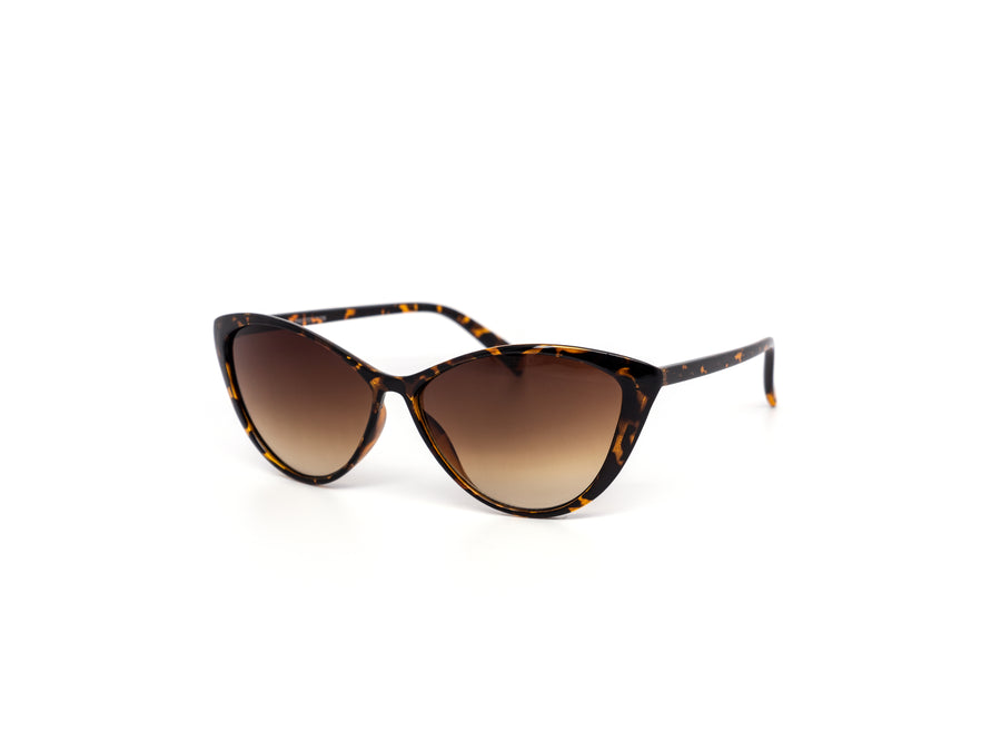 12 Pack: Modern Slim Cateye Gradient Wholesale Sunglasses