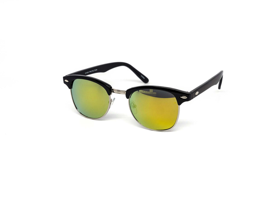 12 Pack: Classy Retro Clubber Mirror Wholesale Sunglasses