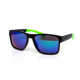 12 Pack: Kush Rebel Neon Temple Color Mirror Wholesale Sunglasses