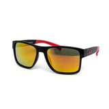 12 Pack: Kush Rebel Neon Temple Color Mirror Wholesale Sunglasses