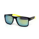12 Pack: Kush Rebel Neon Temple Color Mirror Wholesale Sunglasses