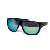12 Pack: Matte Black Kush Mirror Wrap-around Wholesale Sunglasses