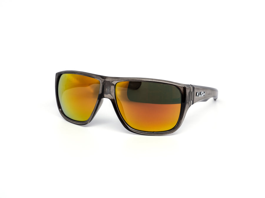12 Pack: Kush Sports Dark Translucent Color Mirror Wholesale Sunglasses
