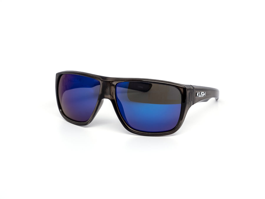 12 Pack: Kush Sports Dark Translucent Color Mirror Wholesale Sunglasses