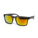 12 Pack: Kush Dark Grey Translucent Color Mirror Wholesale Sunglasses