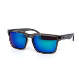 12 Pack: Kush Dark Grey Translucent Color Mirror Wholesale Sunglasses