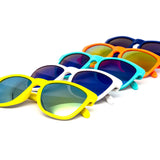 12 Pack: Kush Frogskin Assorted Mirror Wholesale Sunglasses