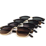 12 Pack: Slim Clubber Soft Touch Gradient Wholesale Sunglasses
