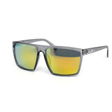 12 Pack: Kush Grey Translucent Light Frame Lifestyle Color Mirror Wholesale Sunglasses
