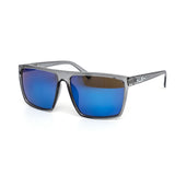 12 Pack: Kush Grey Translucent Light Frame Lifestyle Color Mirror Wholesale Sunglasses