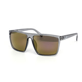 12 Pack: Kush Grey Translucent Light Frame Lifestyle Color Mirror Wholesale Sunglasses