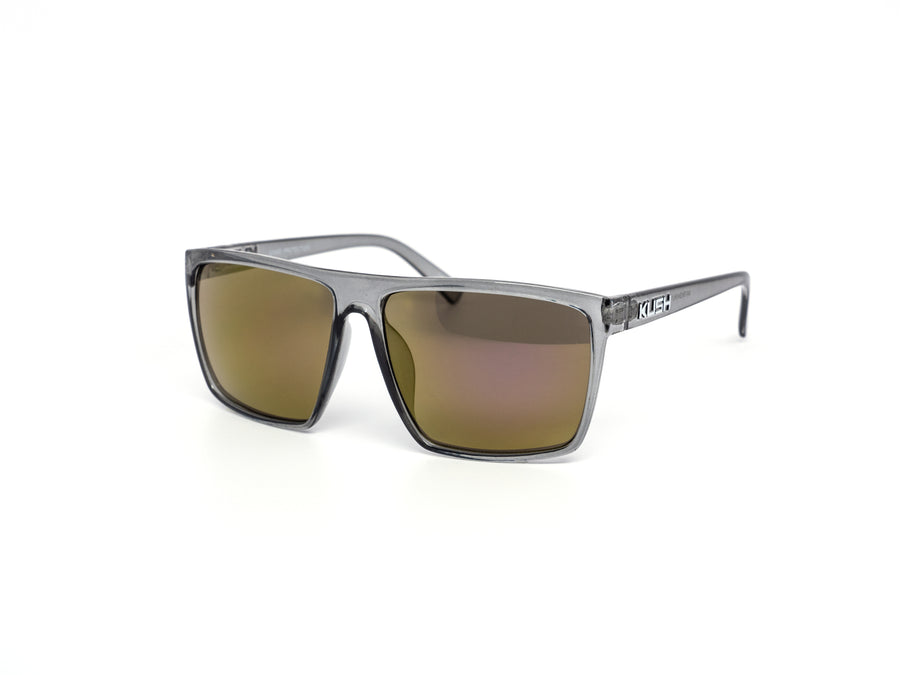 12 Pack: Kush Grey Translucent Light Frame Lifestyle Color Mirror Wholesale Sunglasses