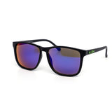 12 Pack: Kush All-black Light Frame Color Mirror Wholesale Sunglasses