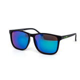 12 Pack: Kush All-black Light Frame Color Mirror Wholesale Sunglasses