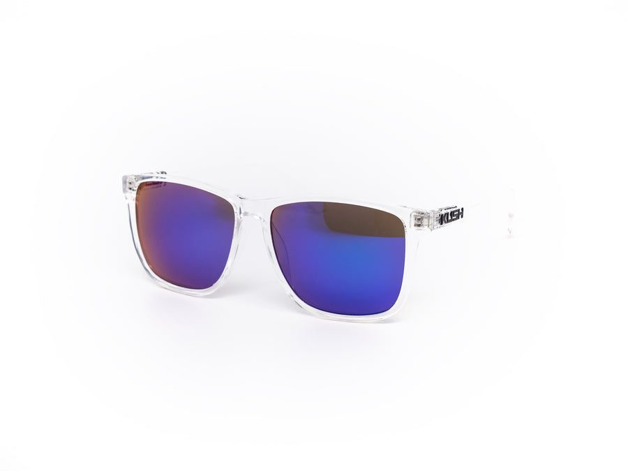 12 Pack: Kush All-clear Modern Rebel Color Mirror Wholesale Sunglasses