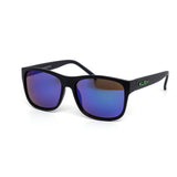 12 Pack: Kush Casual Lifestyle All-black Color Mirror Wholesale Sunglasses