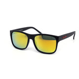 12 Pack: Kush Casual Lifestyle All-black Color Mirror Wholesale Sunglasses