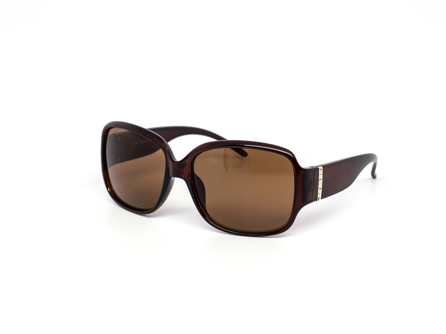 12 Pack: Elegant Rhinestone Blade Accent Round Wholesale Sunglasses