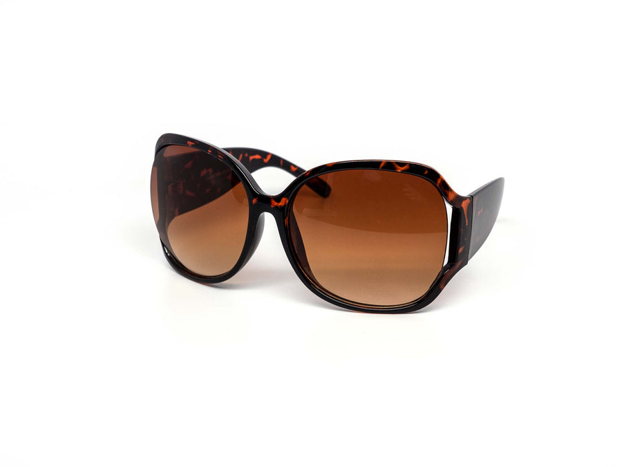 12 Pack: Oversized Classy Round Thick Frame Wholesale Sunglasses