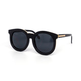 12 Pack: Stylish Thick Circular Gradient Gold Accent Wholesale Sunglasses