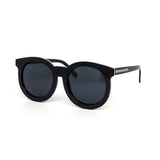 12 Pack: Stylish Thick Circular Gradient Gold Accent Wholesale Sunglasses