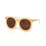 12 Pack: Stylish Thick Circular Gradient Gold Accent Wholesale Sunglasses