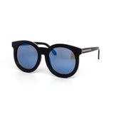 12 Pack: Stylish Thick Circular Color Mirror Wholesale Sunglasses