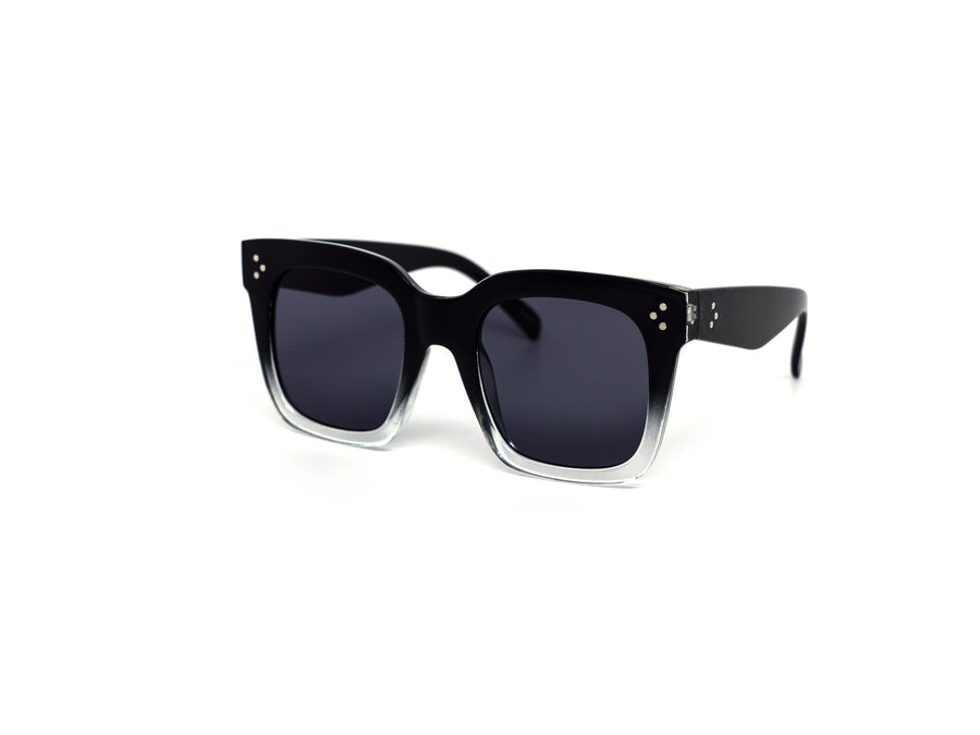 12 Pack: Oversized Square MVL Gradient Two-tone Wholesale Sunglasses