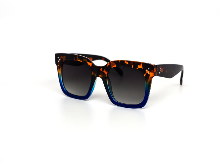12 Pack: Oversized Square MVL Gradient Two-tone Wholesale Sunglasses