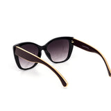 12 Pack: Elegant Minimalist Square Cateye Gradient Wholesale Sunglasses