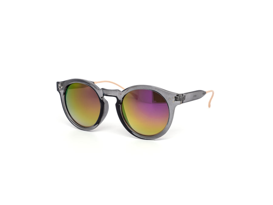 12 Pack: Minimal Unique Circular Gradient Mirror Wholesale Sunglasses