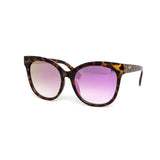 12 Pack: Classy Retro Butterfly Color Gradient Mirror Wholesale Sunglasses