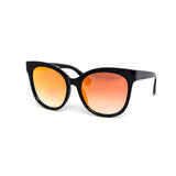 12 Pack: Classy Retro Butterfly Color Gradient Mirror Wholesale Sunglasses