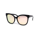 12 Pack: Classy Retro Butterfly Color Gradient Mirror Wholesale Sunglasses