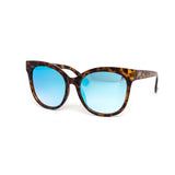 12 Pack: Classy Retro Butterfly Color Gradient Mirror Wholesale Sunglasses