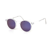 12 Pack: Chic Crystal-clear Circle Acetate Wholesale Sunglasses